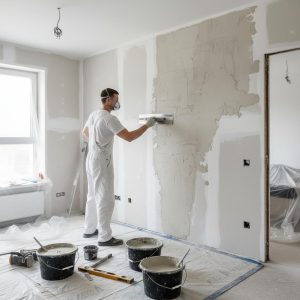 Příprava a oprava podkladů — štukování, sádrování, stěrkování